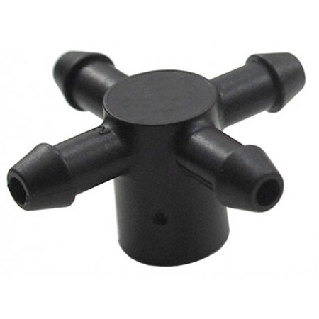 Spojnik kapaljke i 4 creva Ø 4-7mm